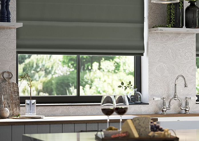 Ascot, Stone Grey - Twist&Fit Roman Blind - Image 5